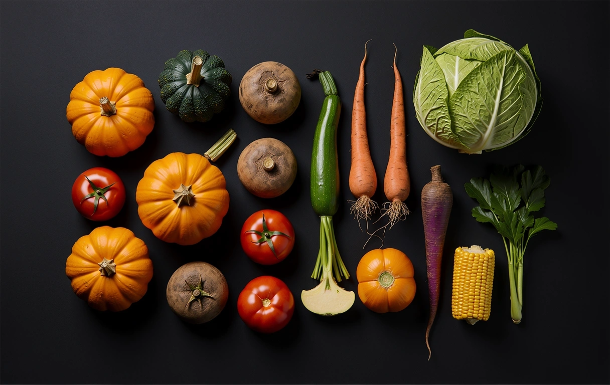 Seasonal vegetables